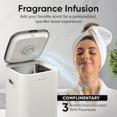 Miko Nest Towel Warmer 23L Capacity with Aromatherapy, Adjustable Miko Nest Towel Warmer 23L Capacity with Aromatherapy, Adjustable