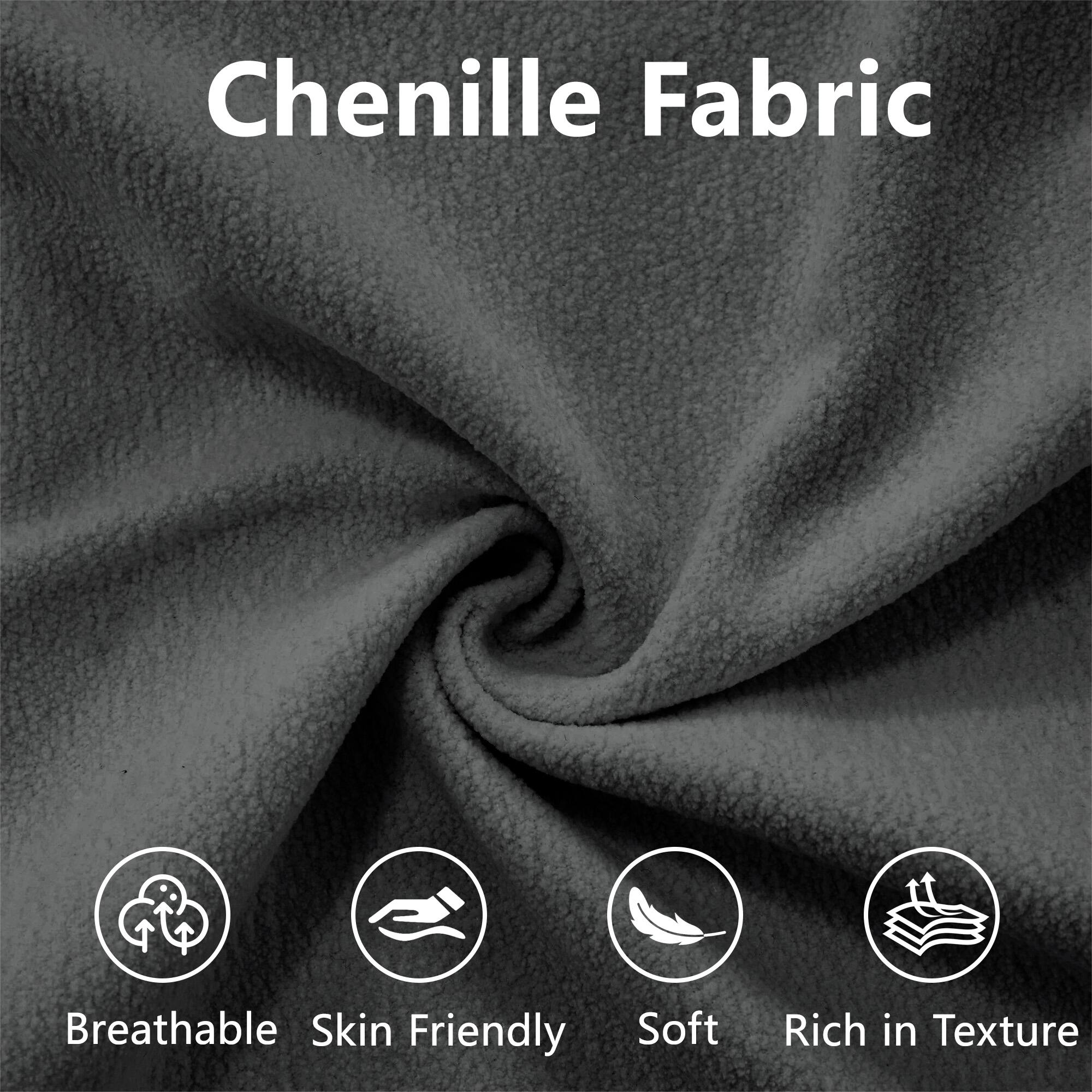 Chenille Fabric

- Breathable
- Skin Friendly
- Soft
- Rich in Texture