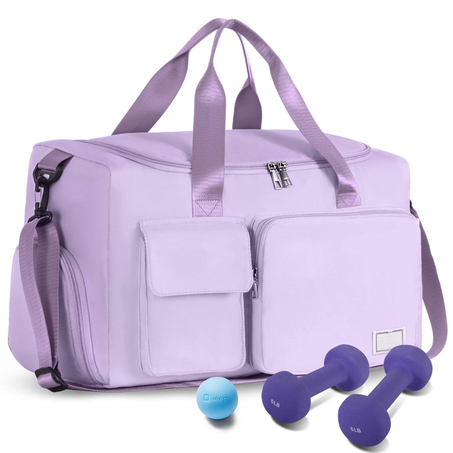 Paradigms Interiors Women' Gym Duffle Bag With Shoes Compartment ...
