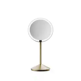 simplehuman - sensor mirror fold, 10x magnification - Matte Gold
