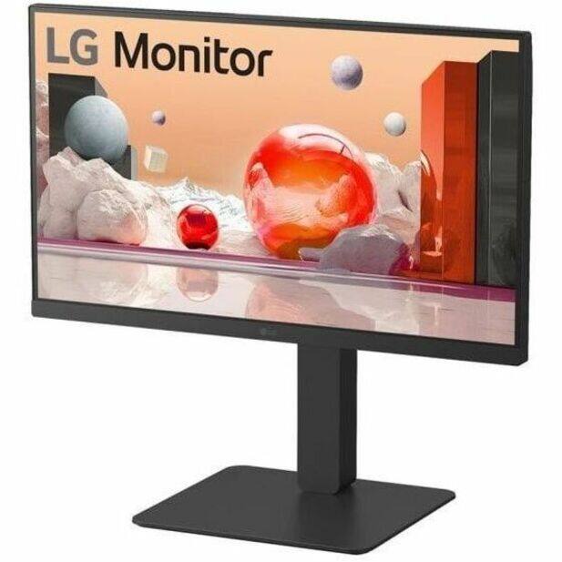 Alt View 2. LG - LG 24BA650-B 24" Class Full HD LCD Monitor - 16:9 - Matte Black - 23.8" Viewable - In-plane Switching (IPS) Technology - Black.