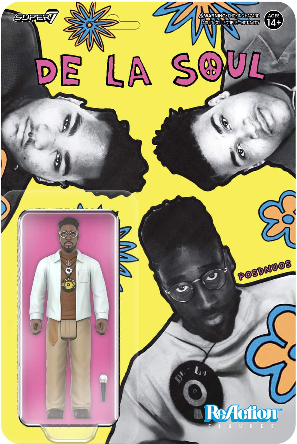 De La Soul - Super7 - De La Soul - ReAction Figures Wv1 - Kelvin Posdnuos Mercer (Me, Myself & I) - COLLECTIBLES - Multicolor price history on PriceWatchPro