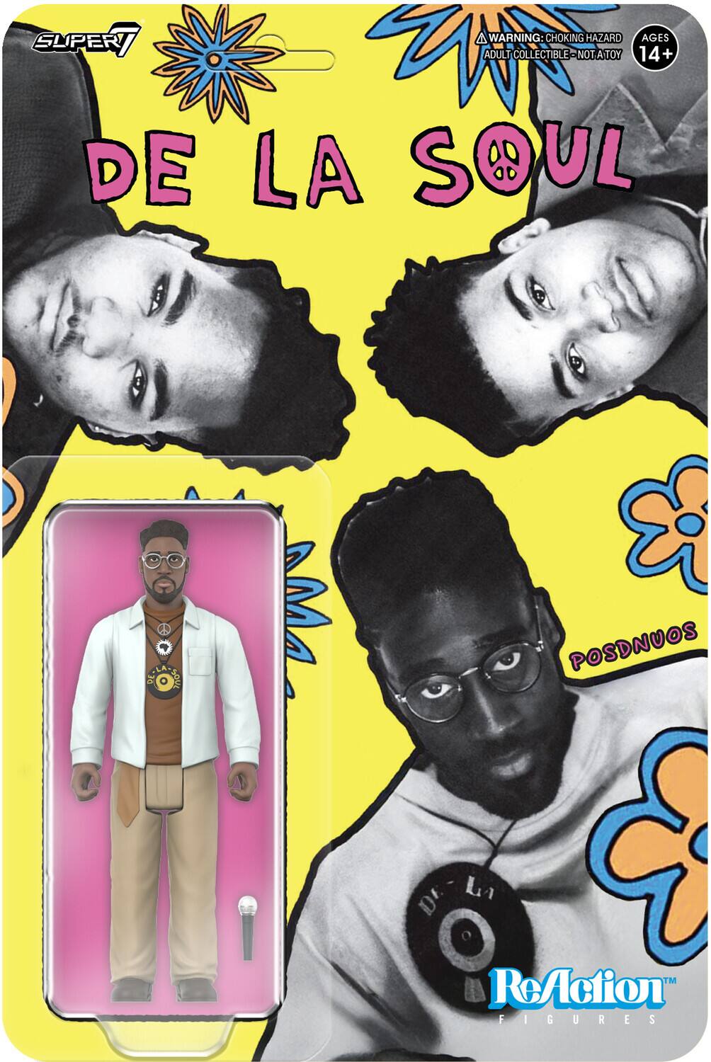 De La Soul - Super7 - De La Soul - ReAction Figures Wv1 - Kelvin Posdnuos Mercer (Me, Myself & I) - COLLECTIBLES