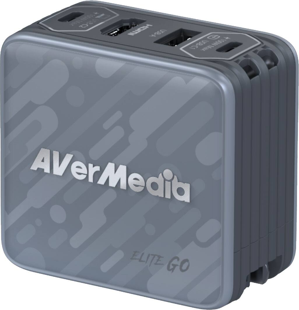 AVerMedia ELITE GO USB-A to USB-C adapter.