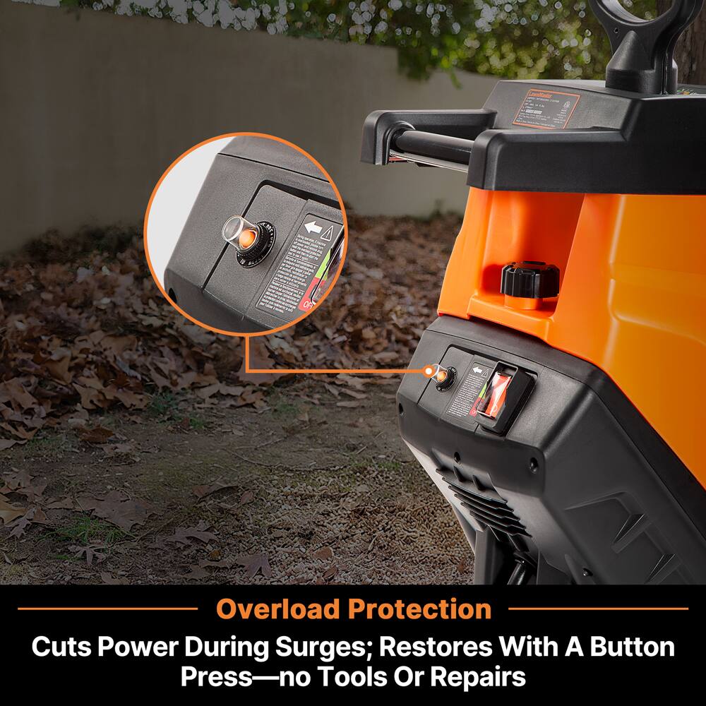 Overload Protection  
Cuts Power During Surges; Restores With A Button Press—no Tools Or Repairs