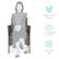 Ergonomic Design
Comfortable Cushions
Non-Slip Legs