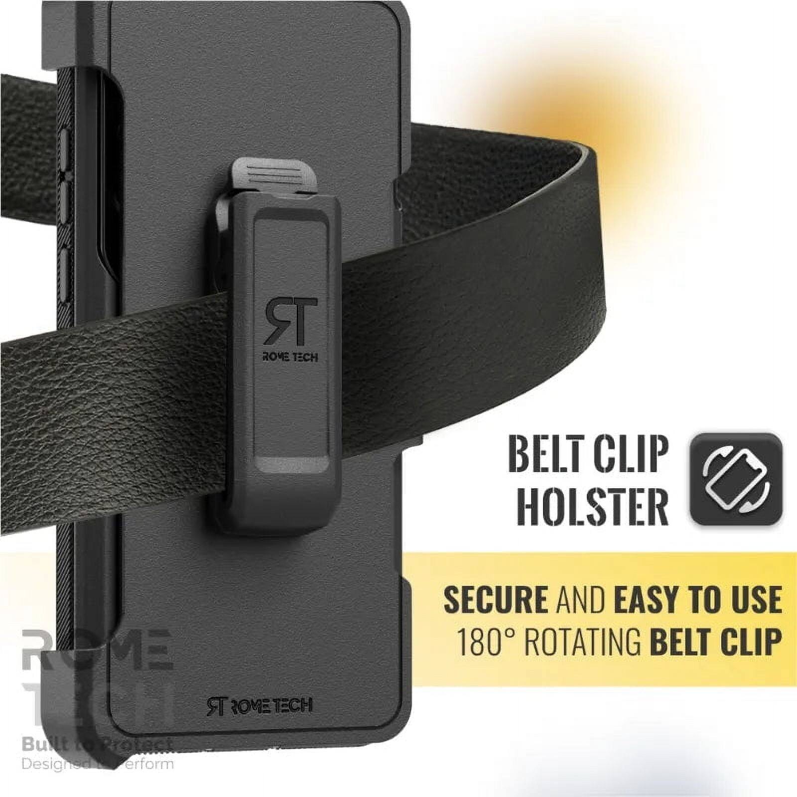 ROME TECH BELT CLIP HOLSTER  
ROME TECH  
Built to Protect  
Designed to Perform  
SECURE AND EASY TO USE  
180° ROTATING BELT CLIP