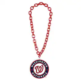 WinCraft - Washington Nationals Big Chain Logo Necklace - Multicolor