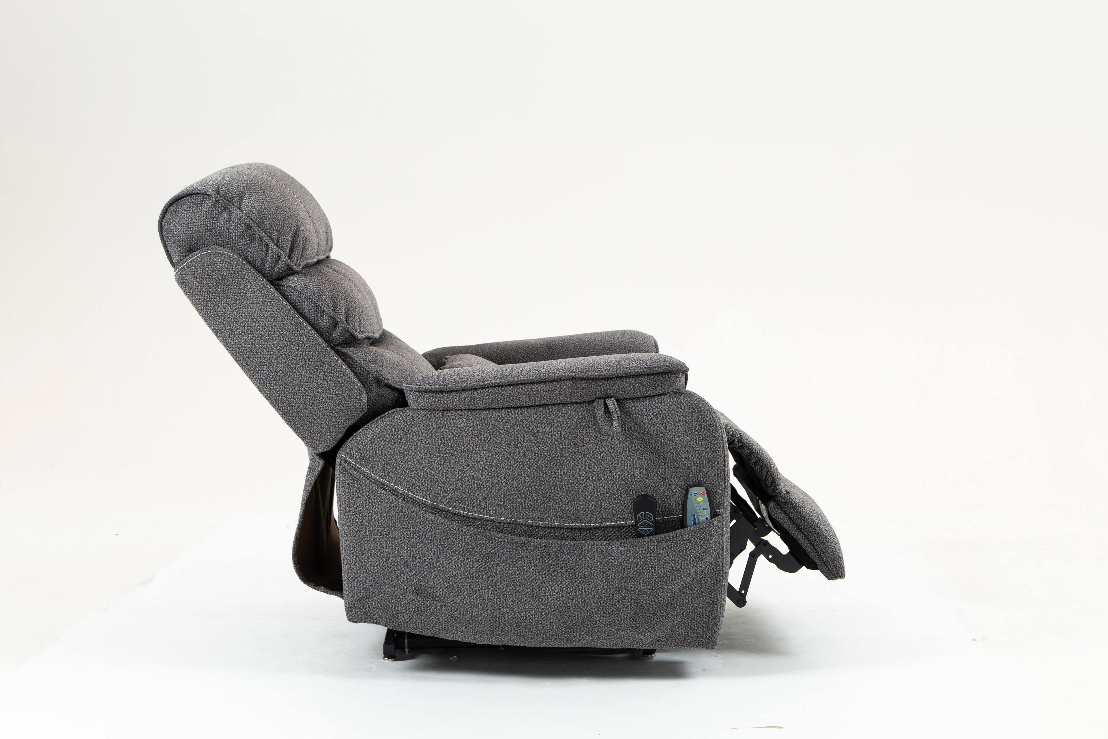 Left. TinyHomie - Lounge chair lift chair relax sofa chair sitting room furniture sitting room - Gray.