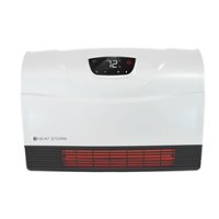 Heat Storm - 1500 Watt Phoenix Infrared WIFI Heater - White - Front_Zoom