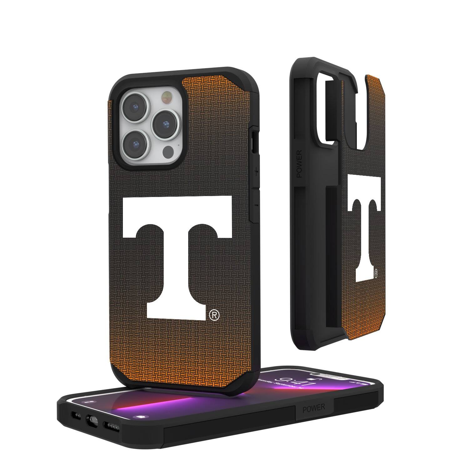 Keyscaper - NCAA - Tennessee Volunteers Linen Logo iPhone Rugged Case - 15 Pro Max - Black price history on PriceWatchPro