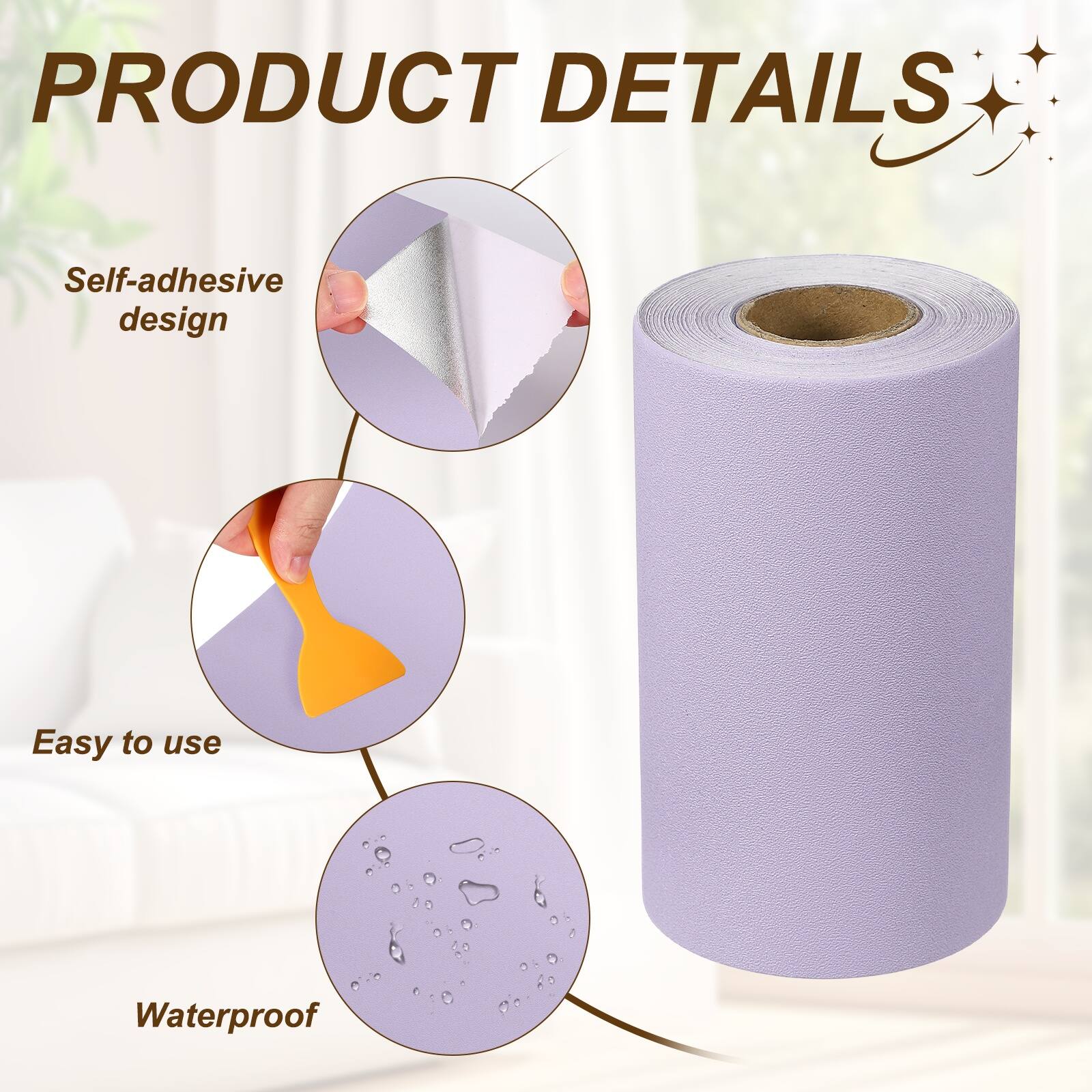 PRODUCT DETAILS

- Self-adhesive design
- Easy to use
- Waterproof