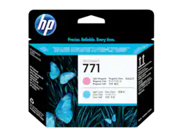 HP - 771 Light Magenta/Light Cyan DesignJet Printhead, CE019A