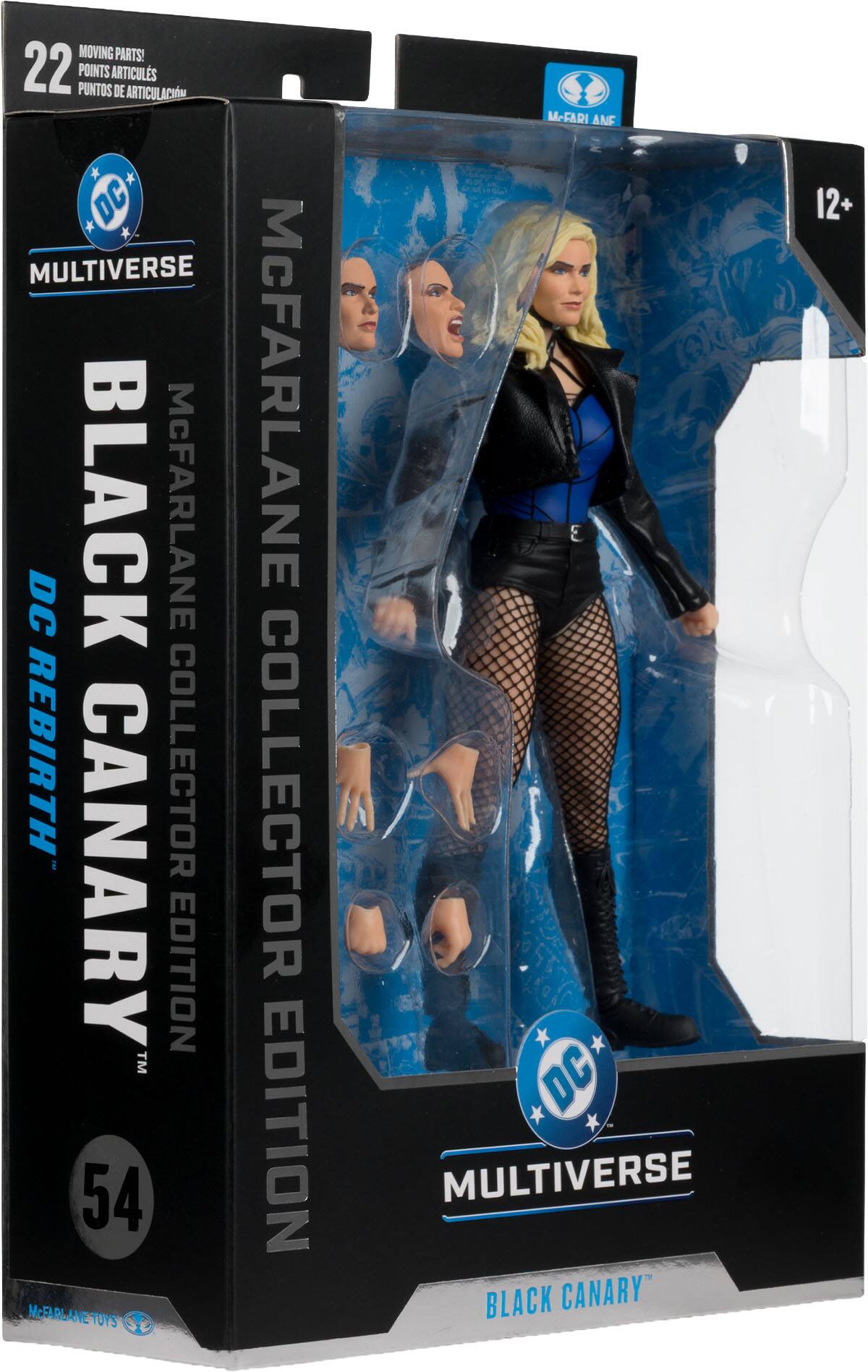 MOVING PARTS! 22 POINTS ARTICULS DE ARTICULACIÓN * DC MULTIVERSE BLACK CANARY COLLECTOR EDITION TM 54 EDITION McFARLANE TOYS DC MULTIVERSE BLACK CANARY 12+