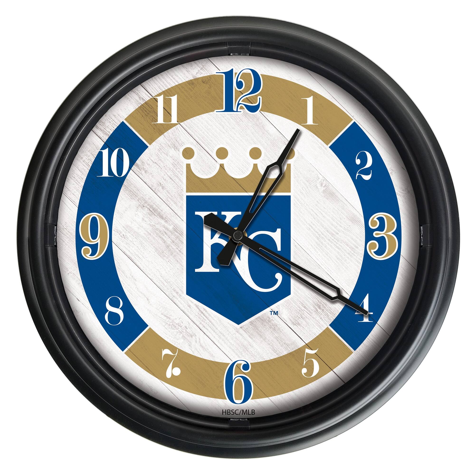 Holland Bar Stool Co. - Kansas City Royals Indoor/Outdoor LED Wall Clock - Multicolor price history on PriceWatchPro