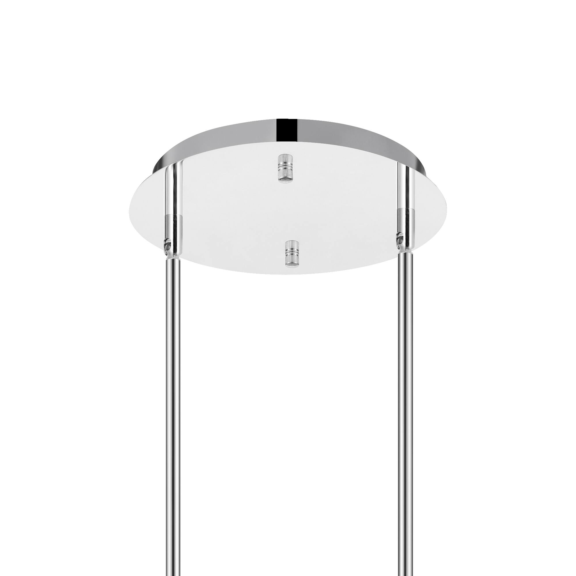 Alt View 1. CWI Lighting - Bubbles 9 Light Drum Shade Chandelier With Chrome Finish - Stainless Steel.