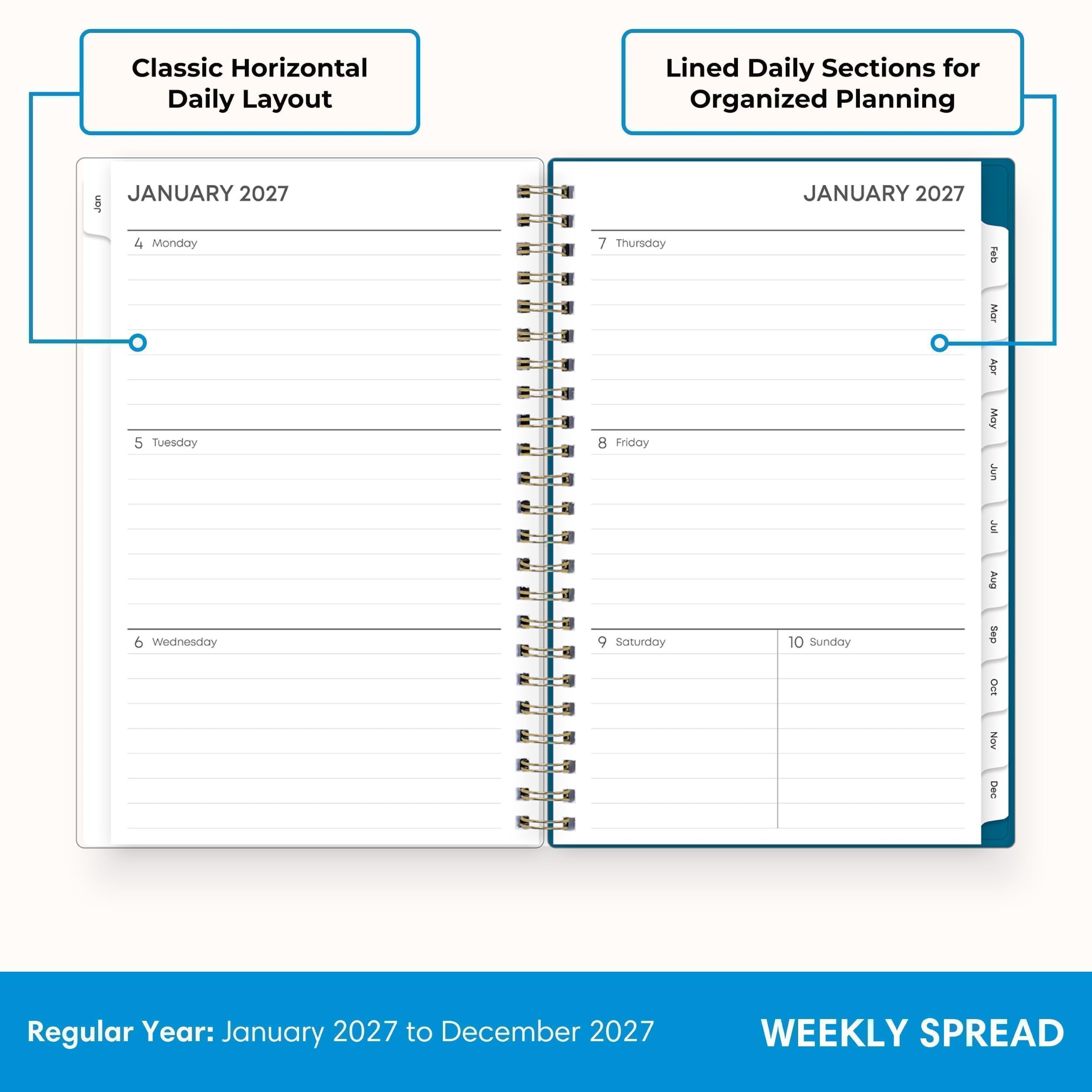 Blue Sky 2027 Weekly & Monthly Planner Calendar, 5