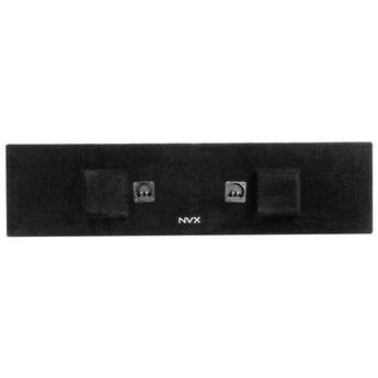 Alt View 3. NVX - 2009-2018 Ford F-150 Super Crew Cab - Custom-Fit Empty Dual 12" Sealed Subwoofer Enclosure - Black.