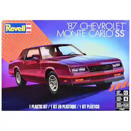 Level 4 Model Kit 1987 Chevrolet Monte Carlo SS 1/24 Scale Model by Revell