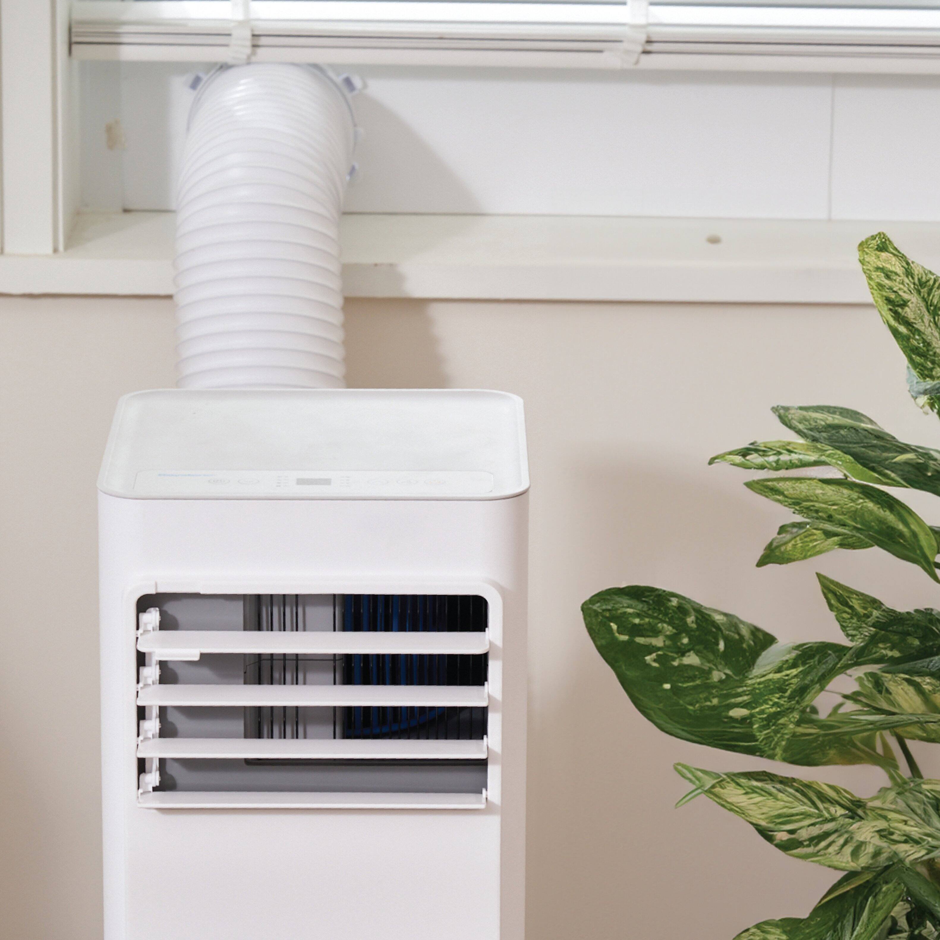 Alt View 14. Keystone - 8,500 BTU ASHRAE/5,000 BTU DOE Portable Air Conditioner with Remote - White.
