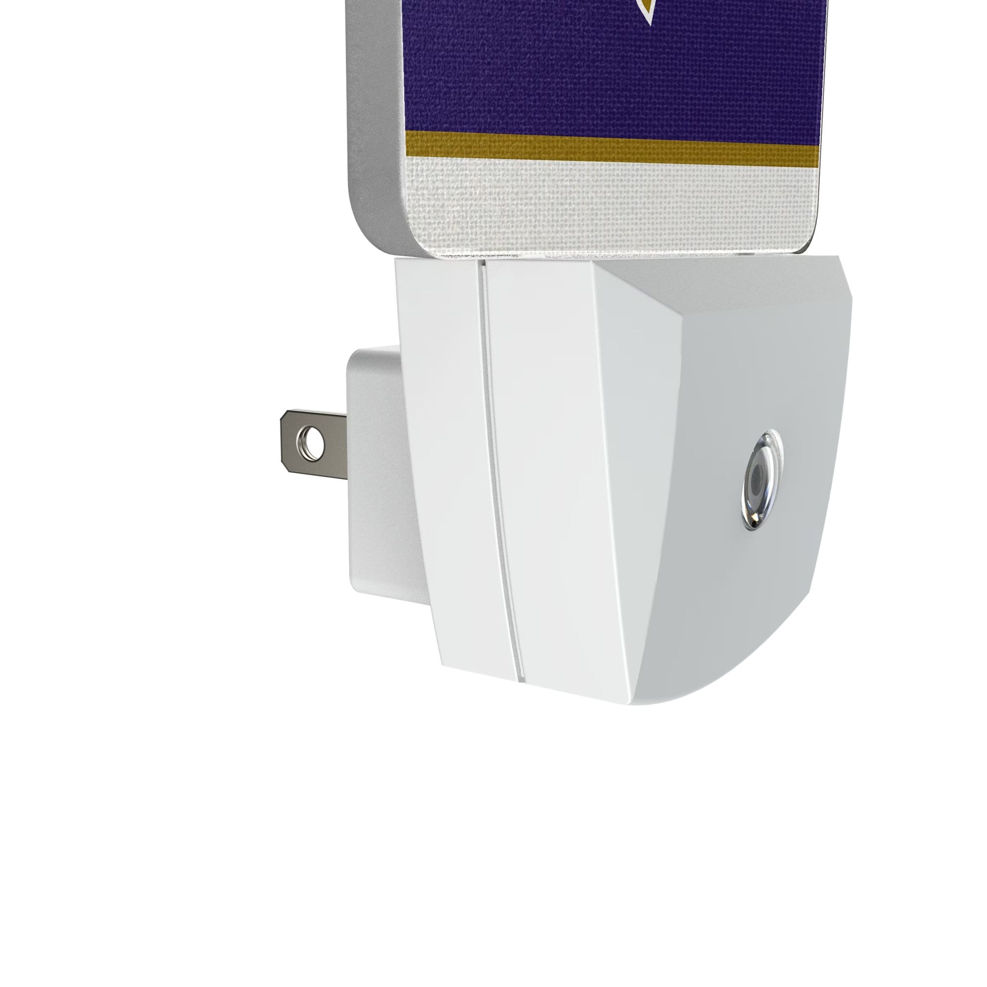 Alt View 2. Keyscaper - Baltimore Ravens Stripe Design Nightlight 2-Pack - Multicolor.