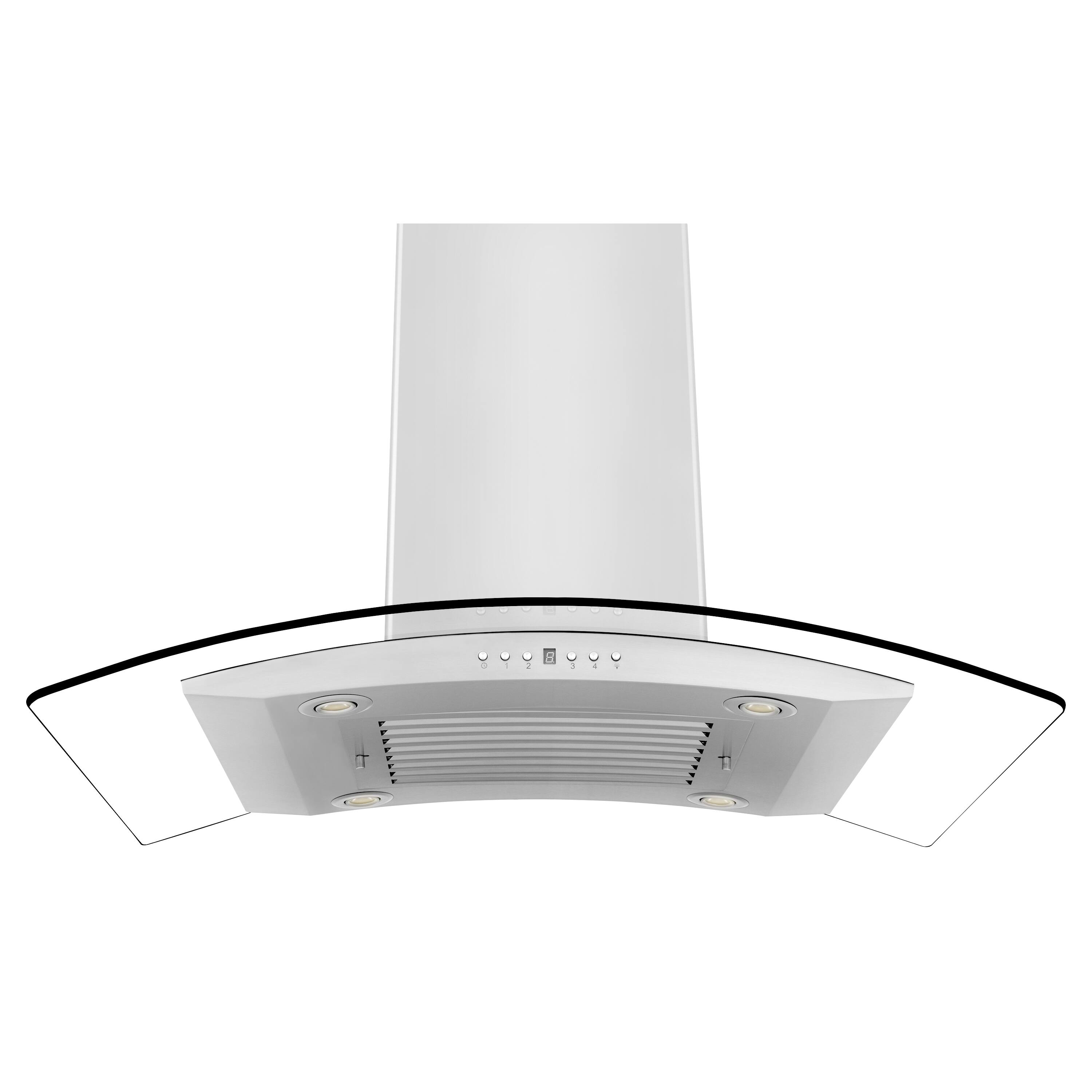 Angle. ZLINE - 30" Externally Vented Range Hood - Stainless steel.