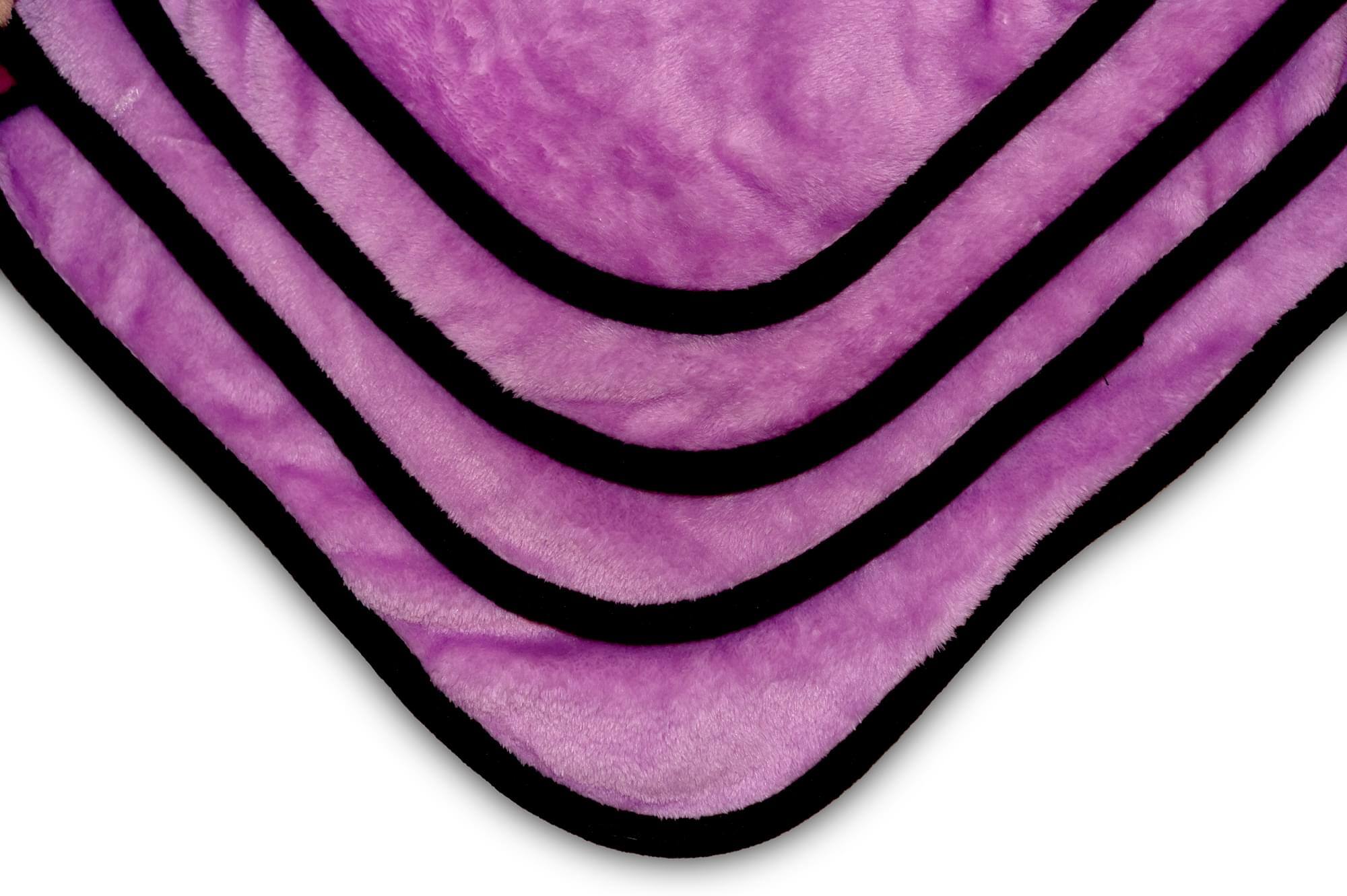 Alt View 2. Surreal Entertainment - Bob's Burgers Louise Throw Blanket | I Smell Fear On You | 64 x 44 Inches - Purple.