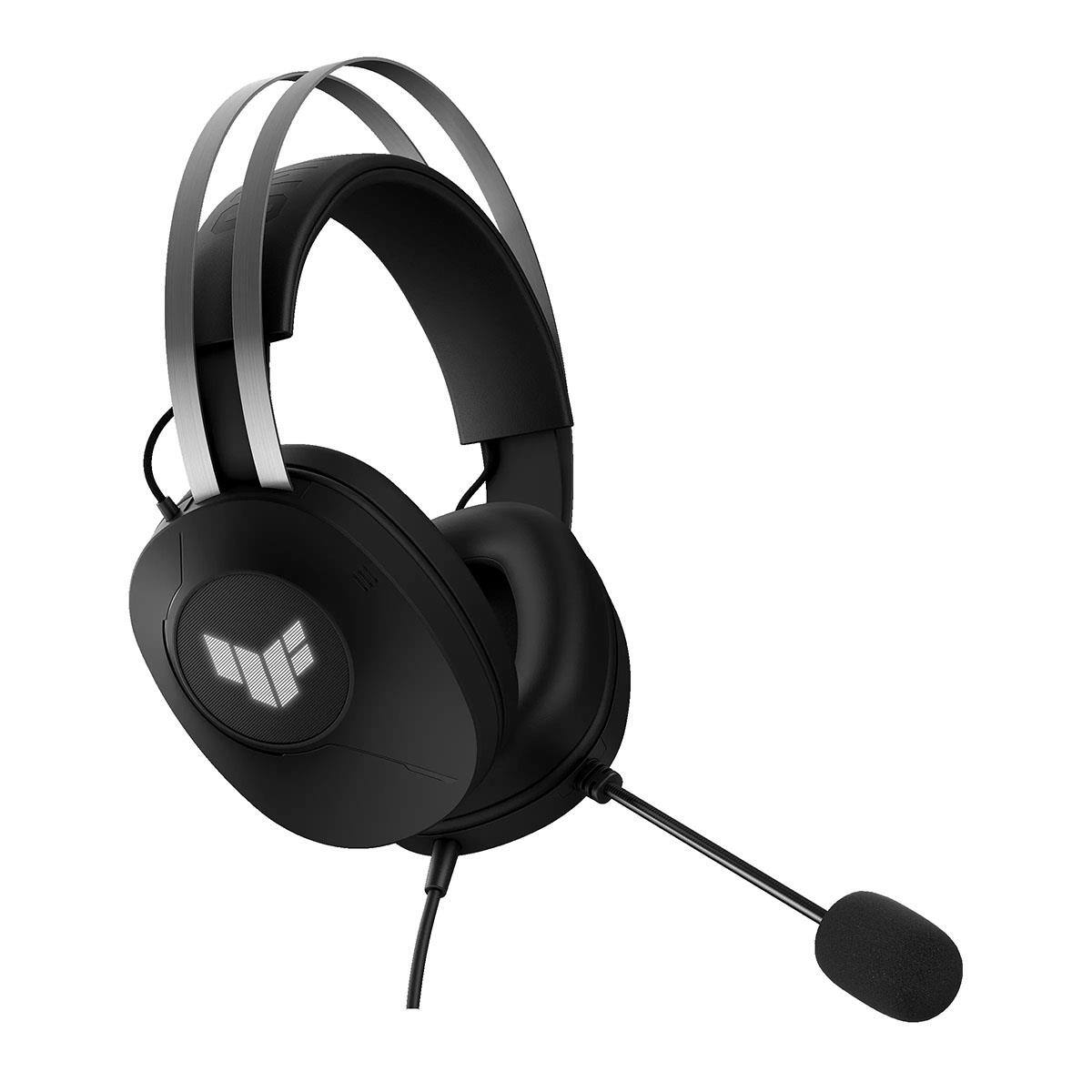 Alt View 3. ASUS - ASUS Asus TUF Gaming H1 Gen II Gaming Headset - Black.