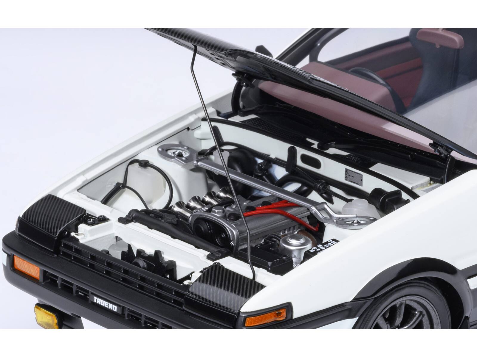 頭文字D TOYOTA SPRINTER TRUENO AE86PROJECTD Toyota Sprinter Trueno (AE86) RHD Project D Final Ver. White w