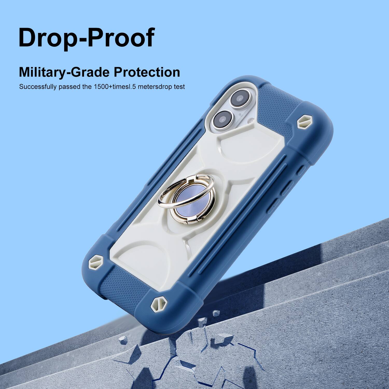 UUCOVER Rugged Protective Case for Apple iPhone 17,Shockproof Double ...