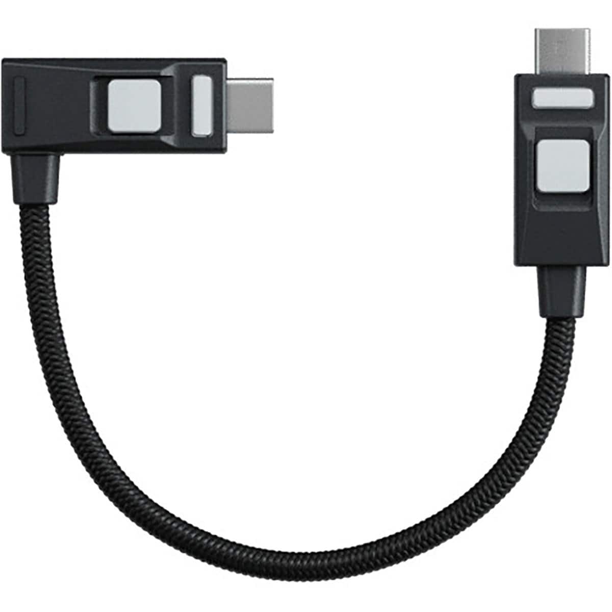 Atomos - USB-C to USB-C Right Angle Locking Adapter Cable - 3.9"