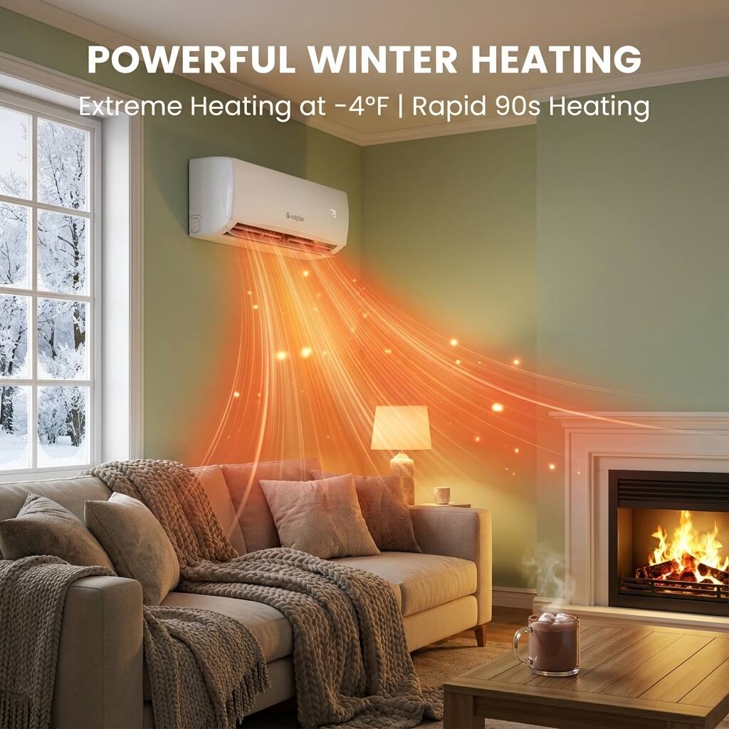 POWERFUL WINTER HEATING  
Extreme Heating at -4°F | Rapid 90s Heating