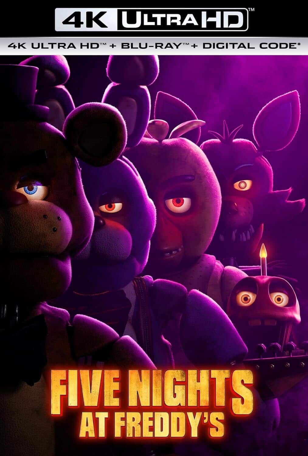 Front. Five Nights at Freddy's - 4K Blu-Ray.
