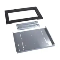 Whirlpool - 30" Trim Kit for Select Microwaves - Black - Front_Zoom