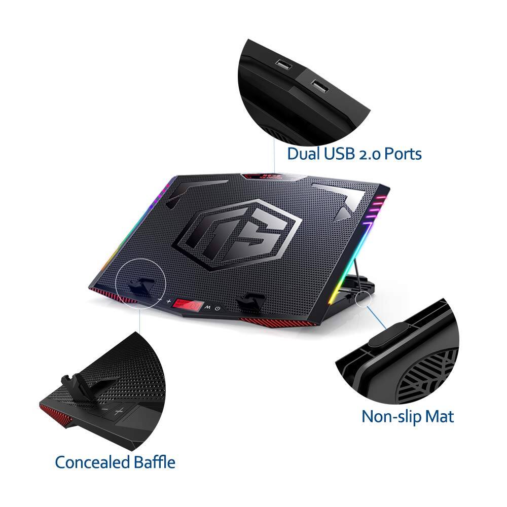 Dual USB 2.0 Ports  
7 + M  
Non-slip Mat  
Concealed Baffle