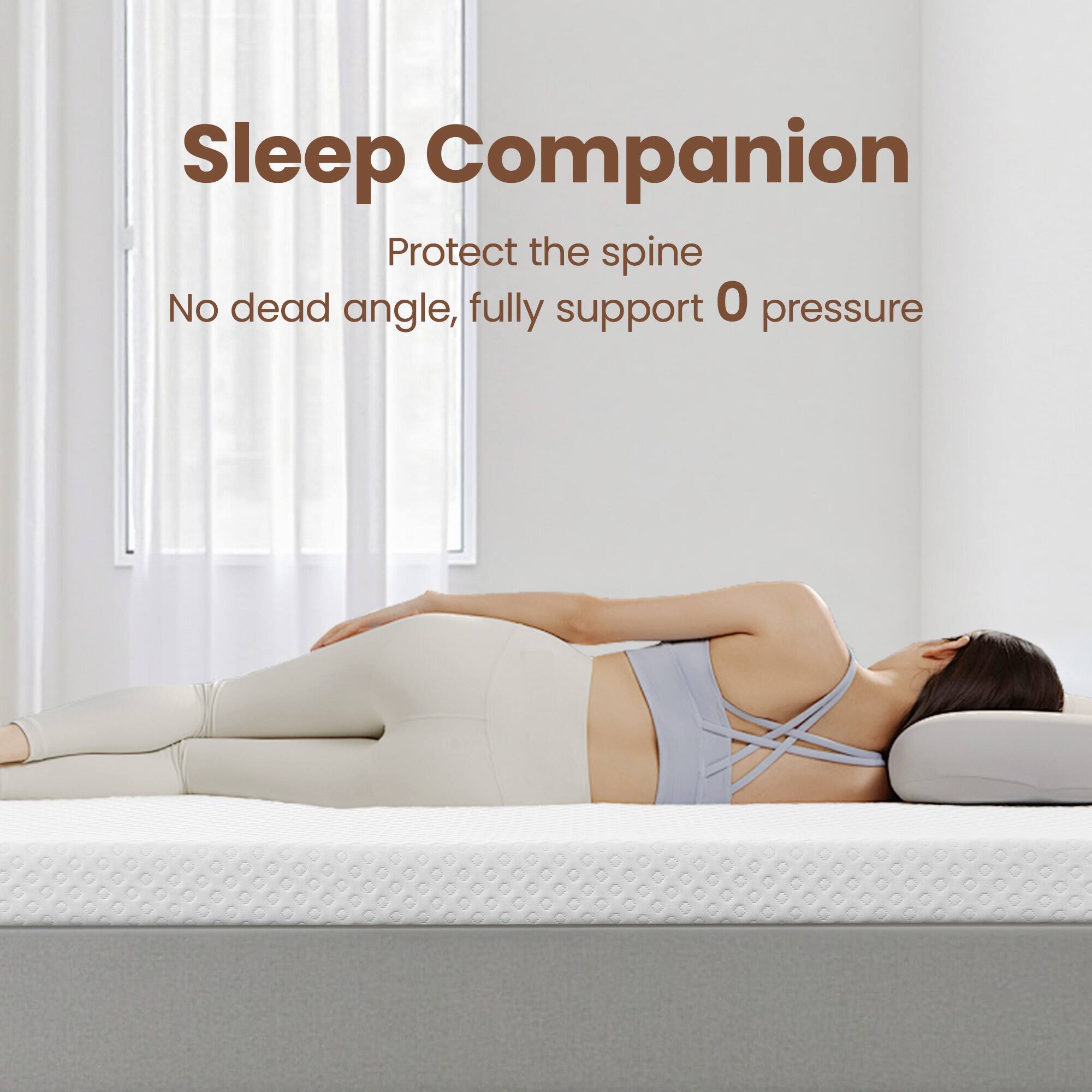 Sleep Companion  
Protect the spine  
No dead angle, fully support 0 pressure