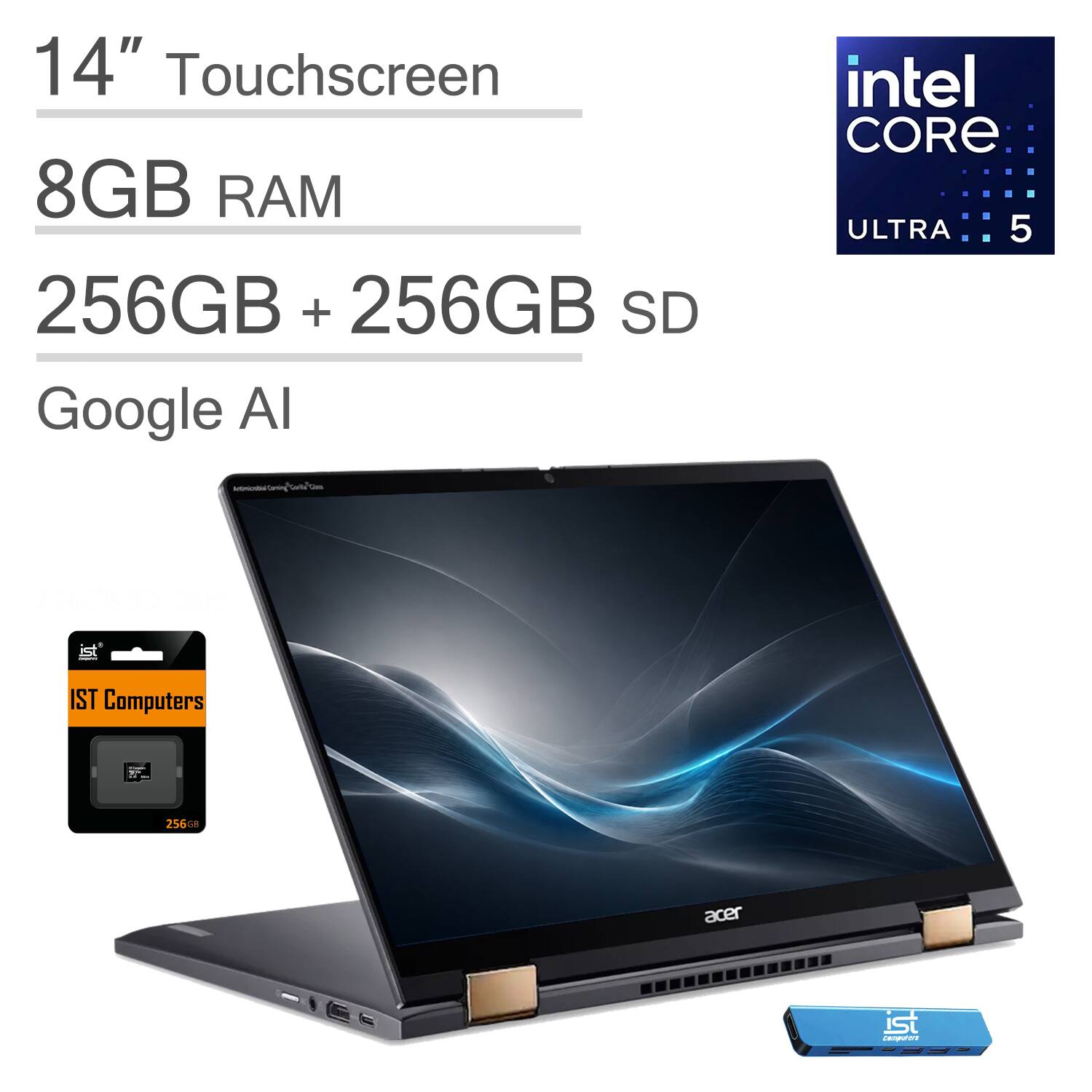 256GB SD Card - Steel Gray