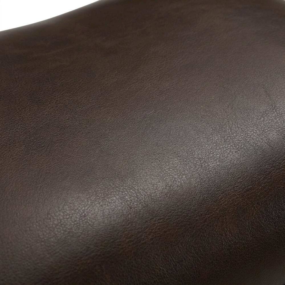 Alt View 2. Starlight Canyon Home - Ordway Solid Wood Backless Bar Stool with Saddle Seat for Kitchen Island - Brown.