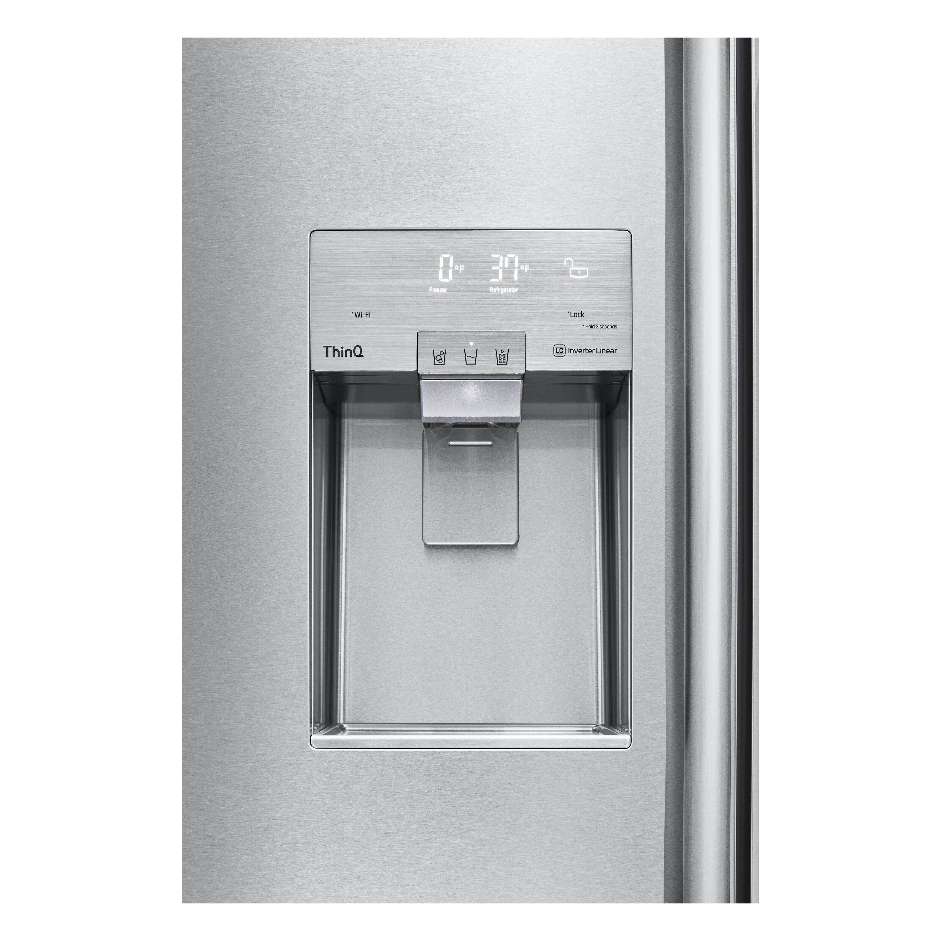Freezer  
Refrigerator  
"Wi-Fi  
Lock  
THE DES  
ThinQ  
Inverter Linear