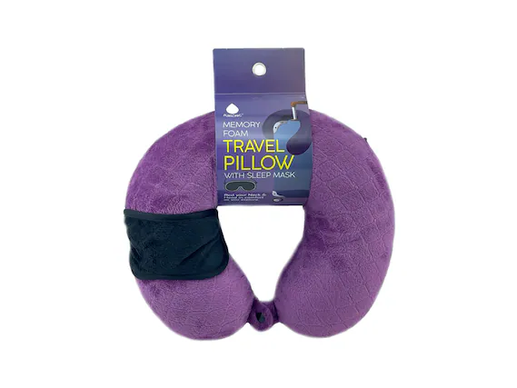 PURSONIC
MEMORY FOAM TRAVEL PILLOW WITH SLEEP MASK
Best Your Neck & Back
Relax Your Body