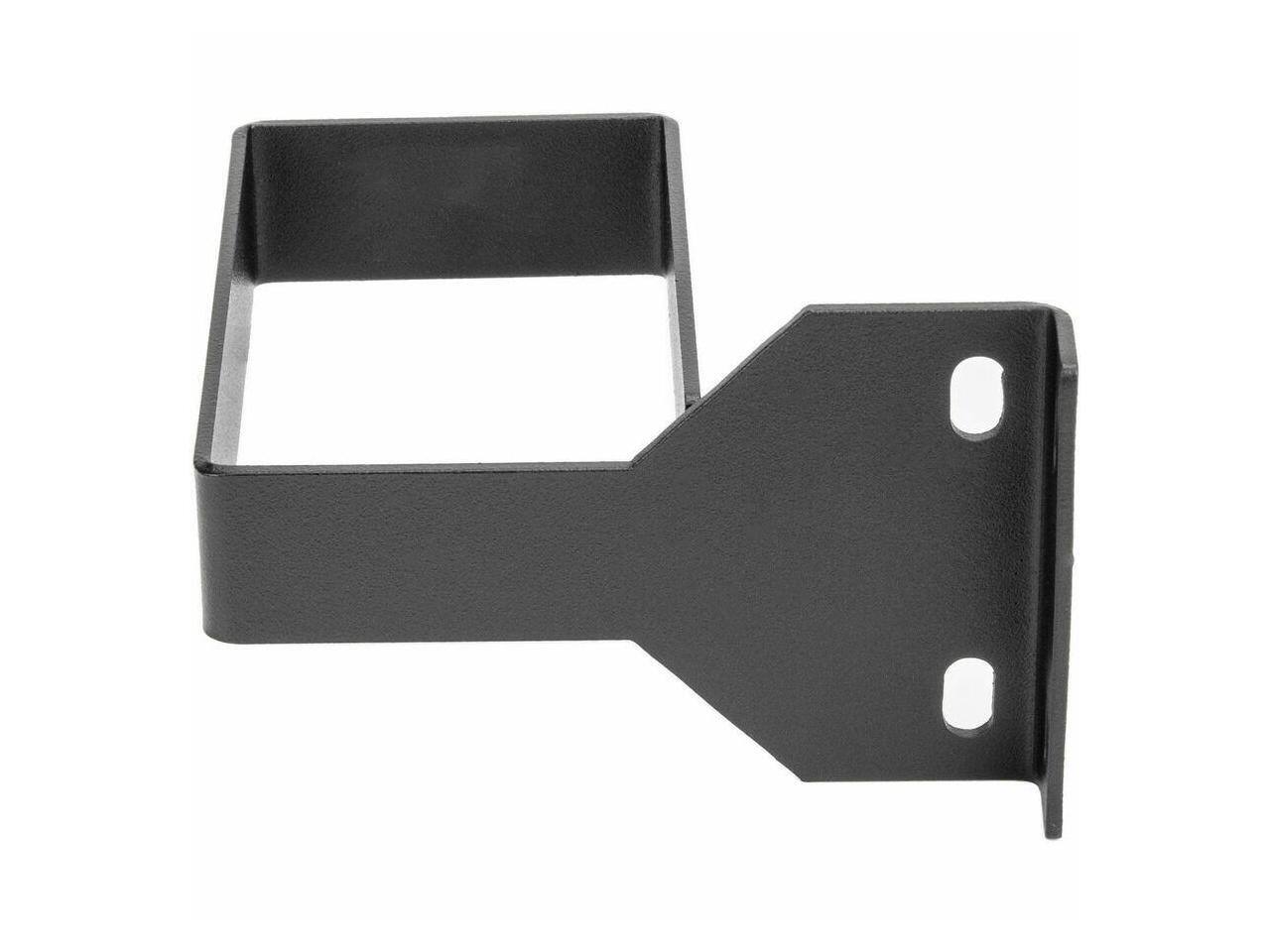 Alt View 4. Rocstor - Rocstor Vertical Cable Management Hook - D-ring - Black - 1 - 1.5U Rack Height - Steel - Black.