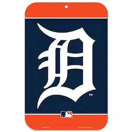 WinCraft - Detroit Tigers 11" x 17" Plastic Sign - Multicolor