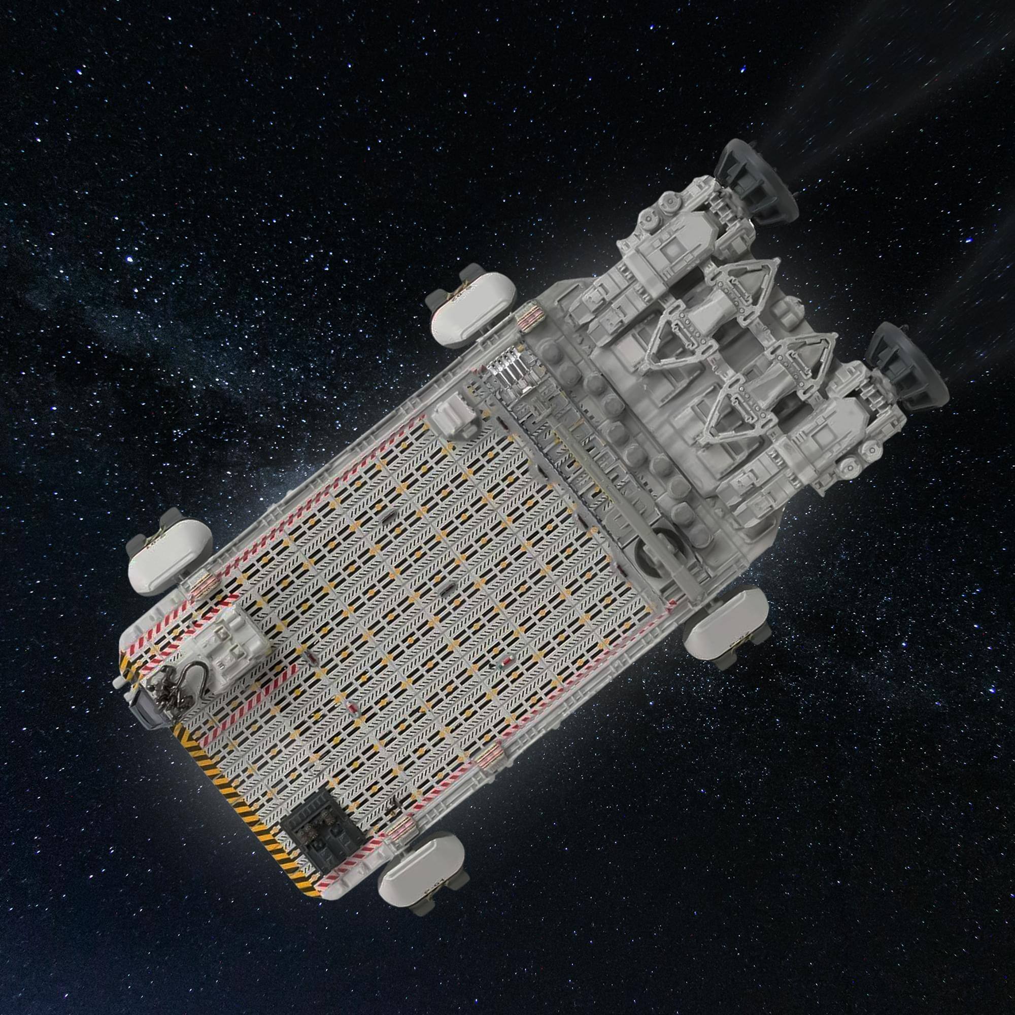 Alt View 3. Eaglemoss - Eaglemoss Alien & Predator Figurine Collection | Alien Covenant Lifter - Grey.