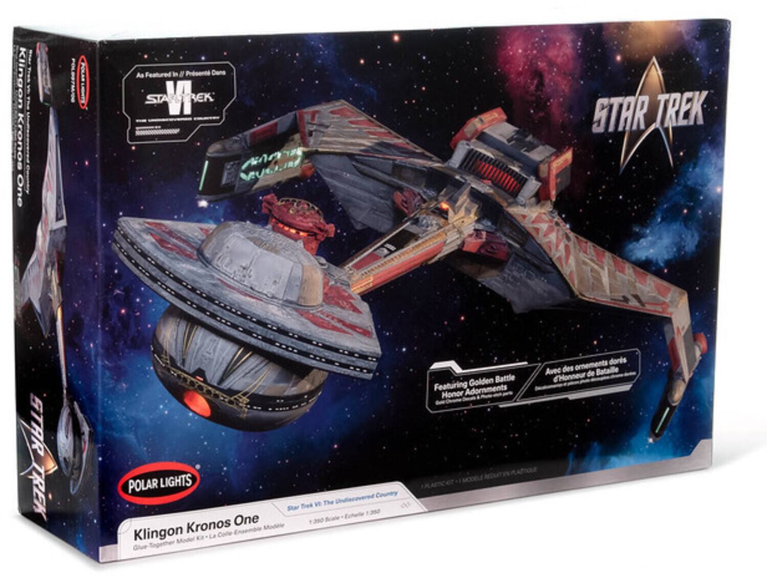 Klingon Kronos One POLDGTM/O As Featured in a Present Dens STAKBEK M EK MG STAR TREK STAR TREK POLAR LIGHTS Kronos One Klingon Moder Undiscovered Country The Star Thek 350 350 Golden Battle Featuring Adornments Honor Adornments doris Avec des Bataille C'Honneur de