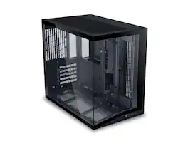 Lian Li - O11D MINI V2 Compact ATX Mid-Tower Airflow Computer Case Panoramic View Fully Ventilated Airflow (O11DMIV2X) - Black
