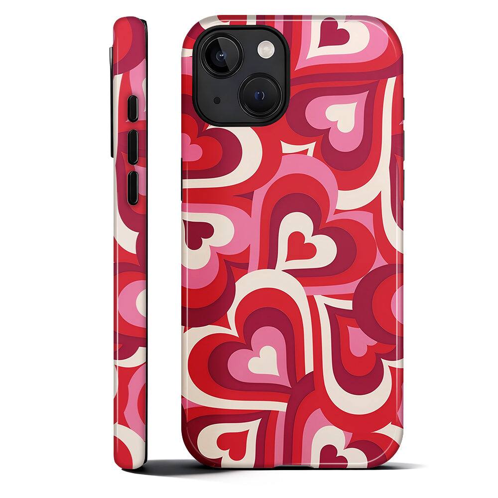 Retro Hearts for iPhone 15