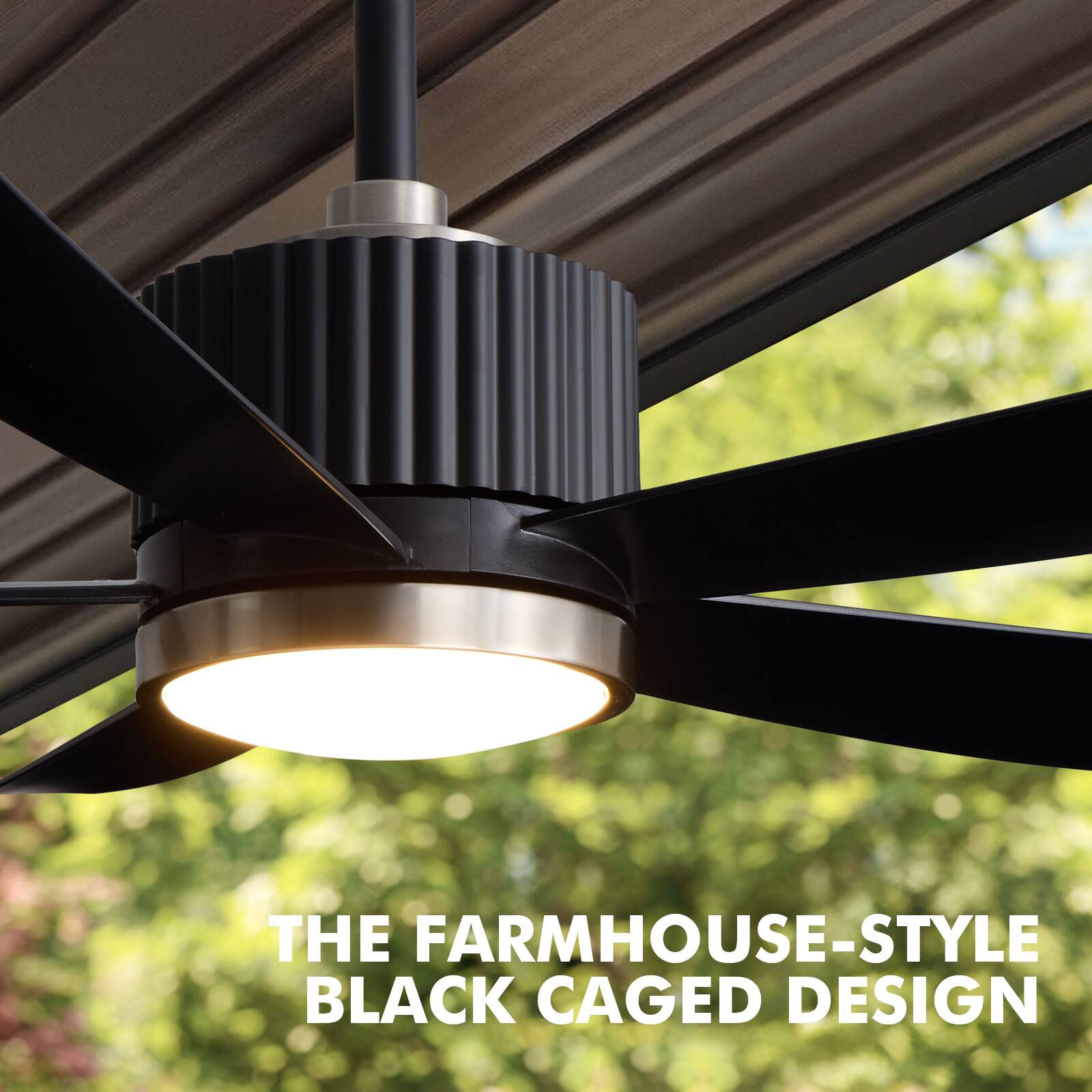 The Farmhouse-Style Black Caged Design