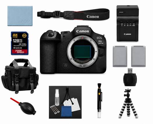 CHARGE AOM Canon - * M n - ... AS HC CLASES ORTO 128 GB HD 1200x SOHC/SOXC MEMORY 4K ULTRA HD ZOOM SPEED Canon EOS R6 Mark III Canon