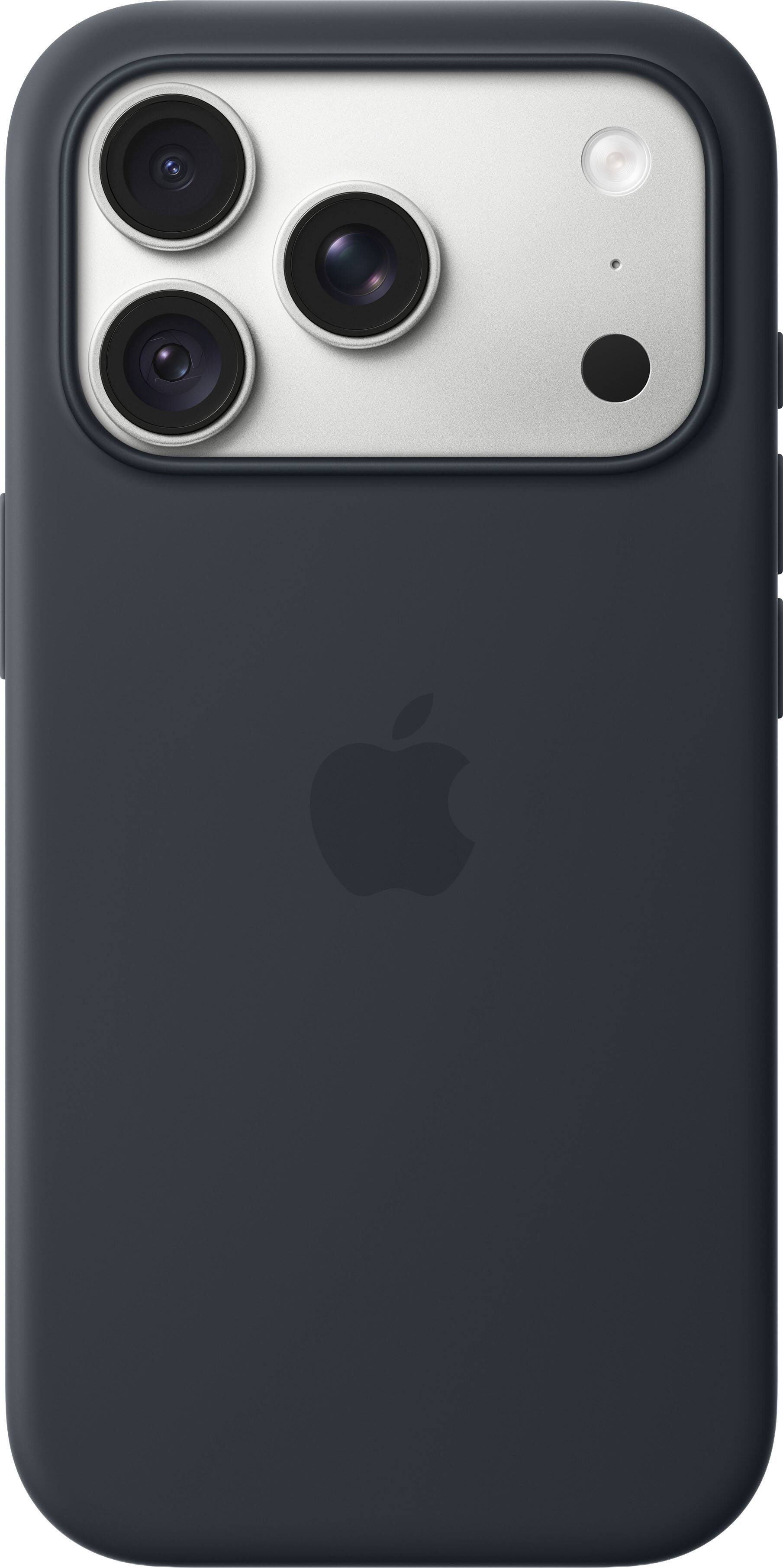 Alt View 2. Apple - iPhone 18 Pro Silicone Case with MagSafe (2026) - Navy Blue.