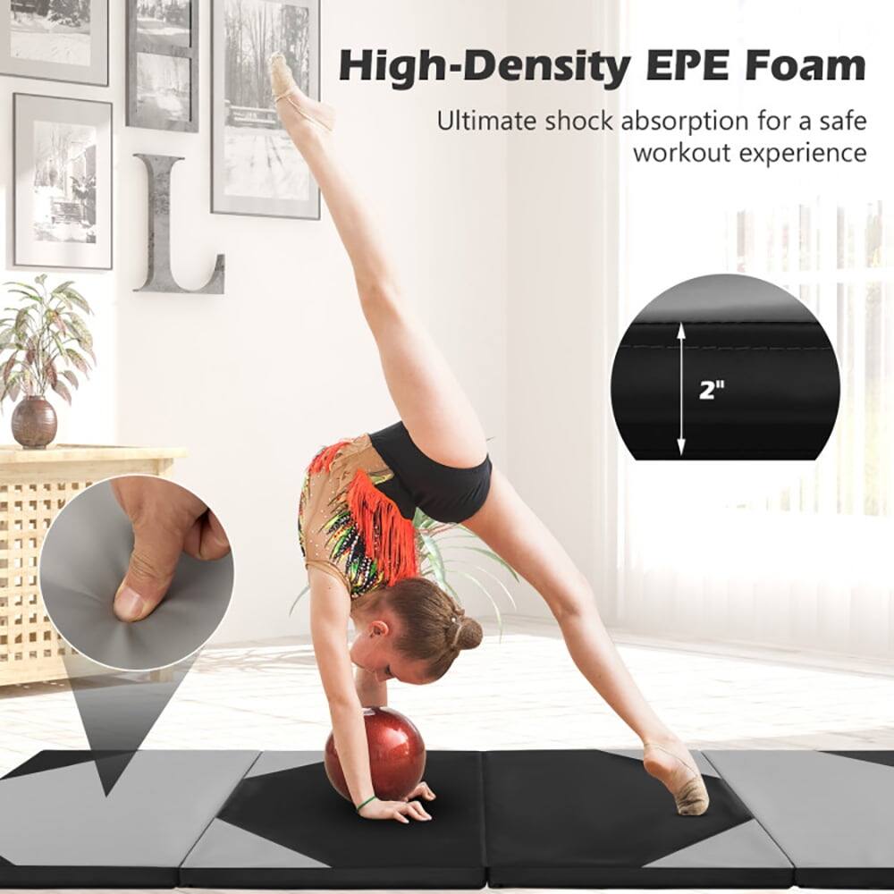 High-Density EPE Foam  
Ultimate shock absorption for a safe workout experience  
2"